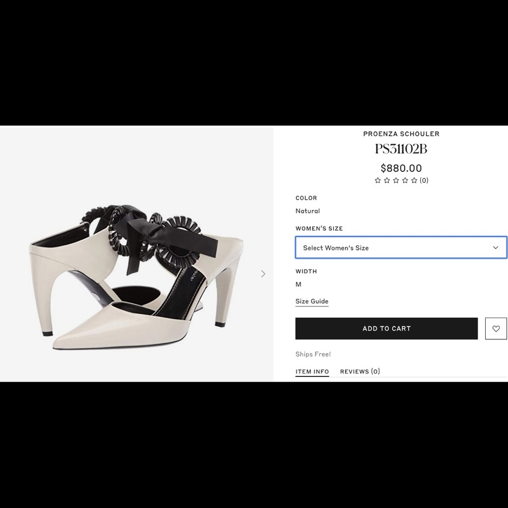 Proenza schouler pointe high heels